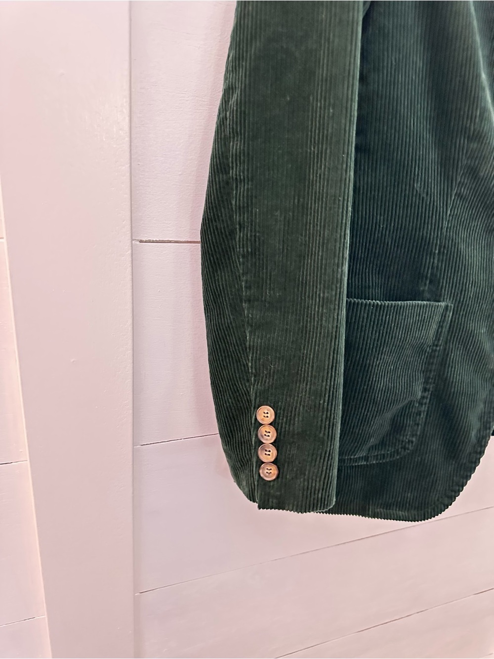 New Polo Ralph Lauren 100% cotton green corduroy preppy classic academic blazer - Picture 10 of 16